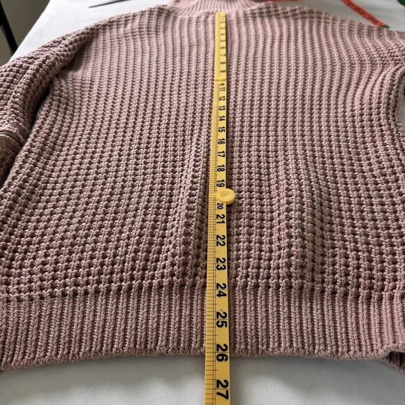 Guess sweater Chucky ribs Women XL Blush Cotton Blend Zip arm - Picture 12 of 16